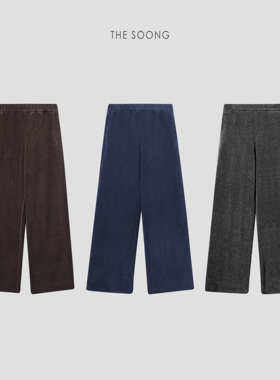 THESOONG/超暖粒绒裤 轻盈保暖锁温绒感卫裤中腰休闲裤5706