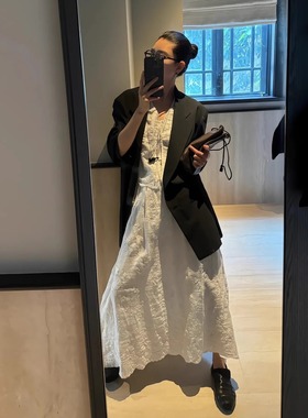 THESOONG/绣花套装 法式纯苎麻立体水溶花蕾丝花纹套装7297/7298