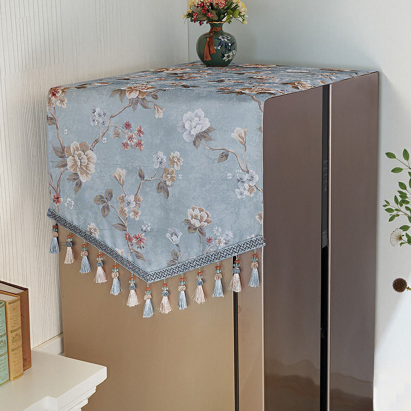 欧式冰箱盖布防尘罩轻奢高档家用