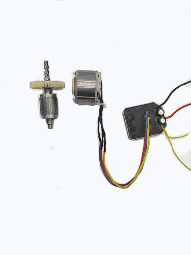 12寸电链锯无刷电机8寸电锯配件