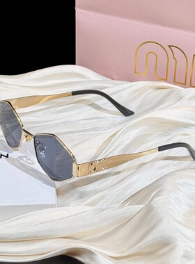 凯旋门菱形墨镜女多边形太阳眼镜