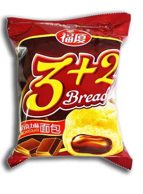 天津福厦3+2奶油巧克力味面包 福厦巧克力味夹心面包