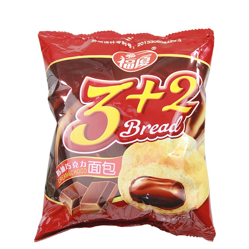 包邮天津3+2早餐奶油巧克力