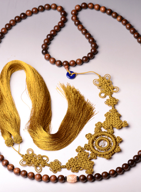 阴沉木千年乌木佛珠念珠