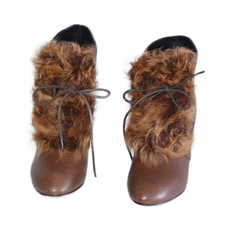 靴子女靴子其他羊皮时尚