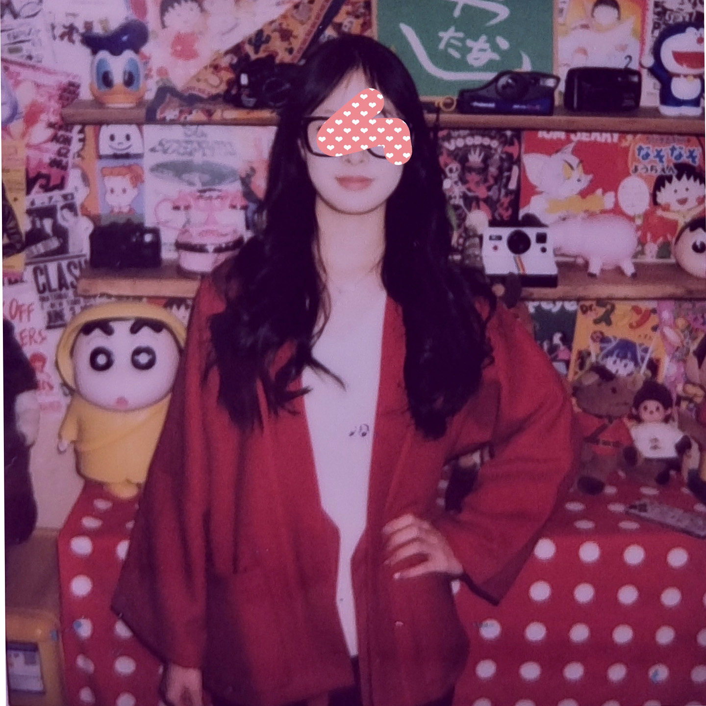 袁落落/女装  原创设计日式改良和风系带宽松毛呢和服外套秋冬