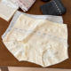 复古费尔岛A类新疆婴儿棉小平角内裤 纯棉加长底裆提花中腰包臀
