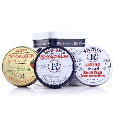 美国Rosebud Salve玫瑰花蕾膏滋润保湿补水护唇膏修护润唇膏唇膜