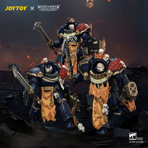 JOYTOY暗源 1/18 战锤荷鲁斯之子 午夜领主 康泰卡终结者可动手办