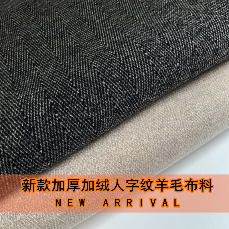 新款加绒羊毛阔腿西装保暖冬季