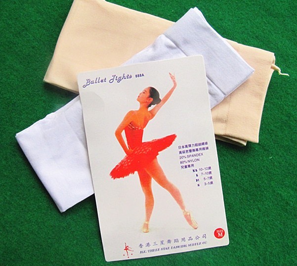 正品香港三星儿童芭蕾女童舞蹈袜