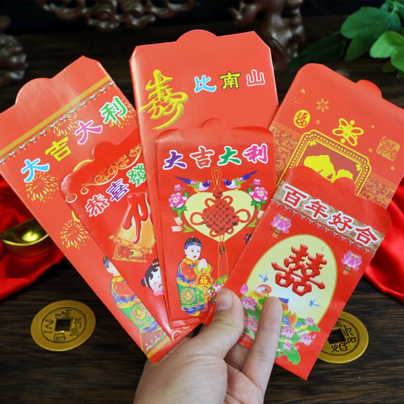 塞门双喜迷你薄款包邮批發利是封