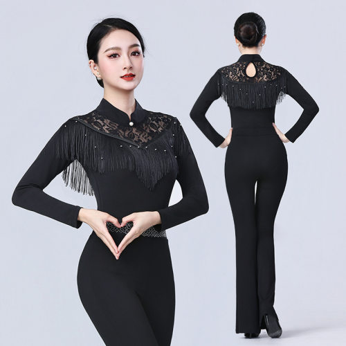 高端导师形体礼仪训练服装女2026年新款导师服拉丁舞服跳舞练功服