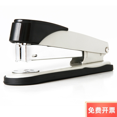 得力0314加厚订书机可订50页 学生大号钉书机 办公金属订书器