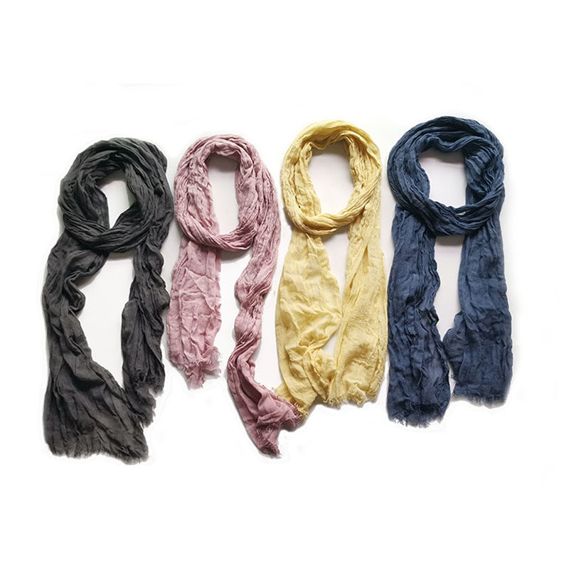 薄棉小围巾 秋褶皱细窄小尺寸纱巾 轻薄透气不起球100%棉小丝巾,服饰配件/皮带/帽子/围巾,围巾/丝巾/披肩,淘宝优惠券,粉丝福利购,淘宝优惠卷