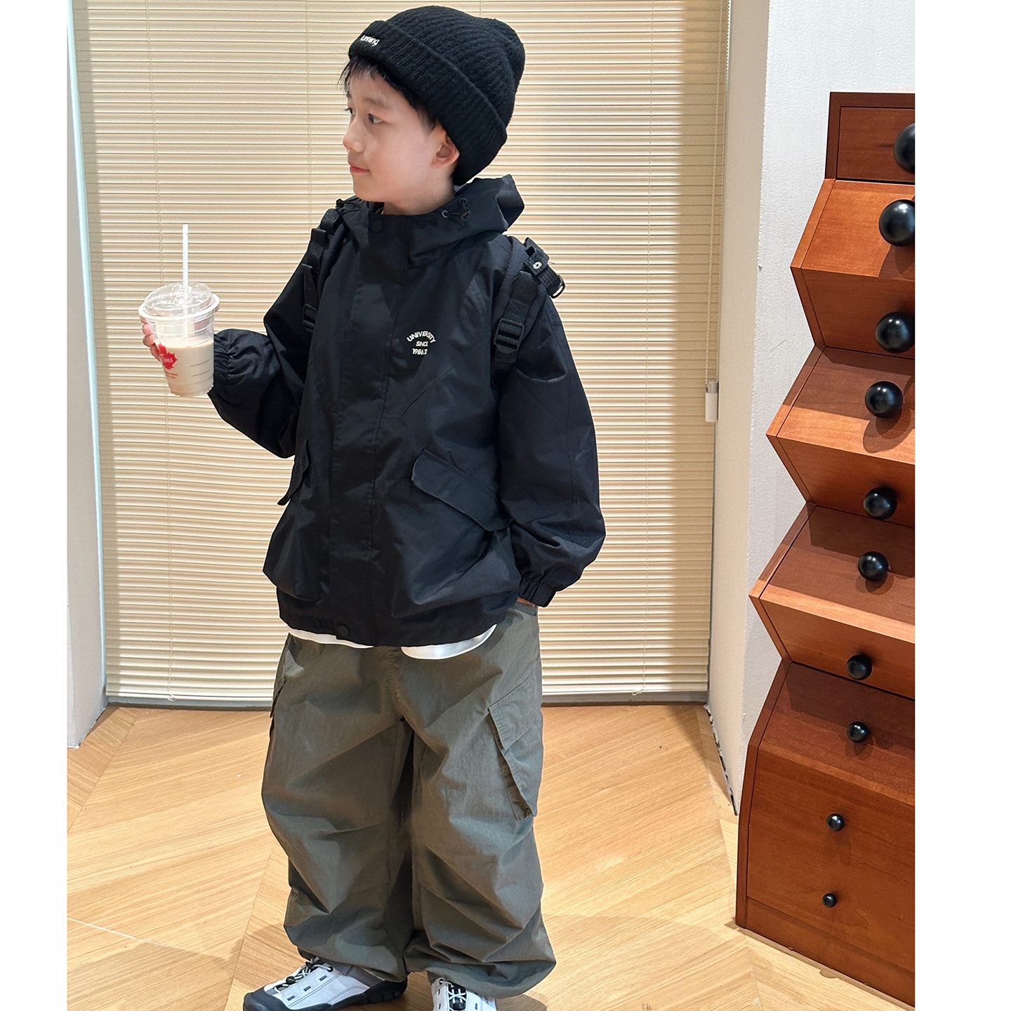 男童冲锋衣儿童秋装外套户外洋气