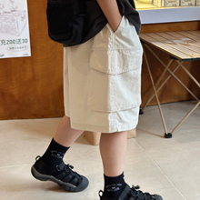 男童短裤儿童裤子夏季薄款2025新款夏男孩纯棉工装短裤休闲裤外穿