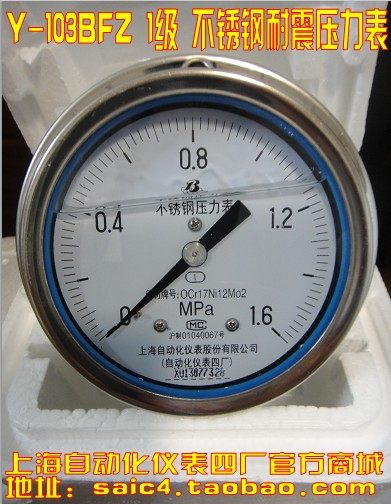 上海耐震轴向带边仪表四厂