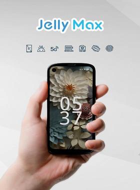 国货Unihertz Jelly Max 5G智能5寸迷你小屏幕安卓14手机12G运行