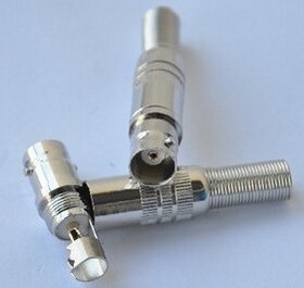 焊接高品质 75-5 K接头接线 BNC母头 Q9头 监控摄像机视频头