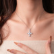 Luxury Korean Pendant Zircon Minimalist Cross Necklace