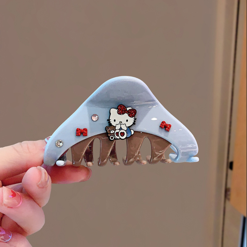 甜美可爱KT猫抓夹发饰