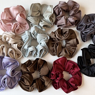 Ruffle Edge Scrunchie Hair Tie Korean Style Accessory