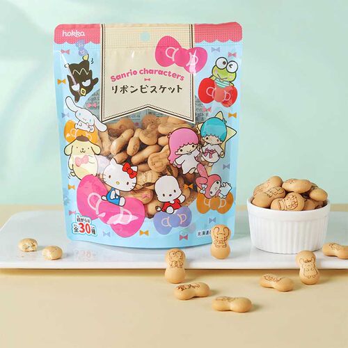 进口日本hokka北陆制果HelloKitty凯蒂牛42g儿童牛奶味饼干小零食