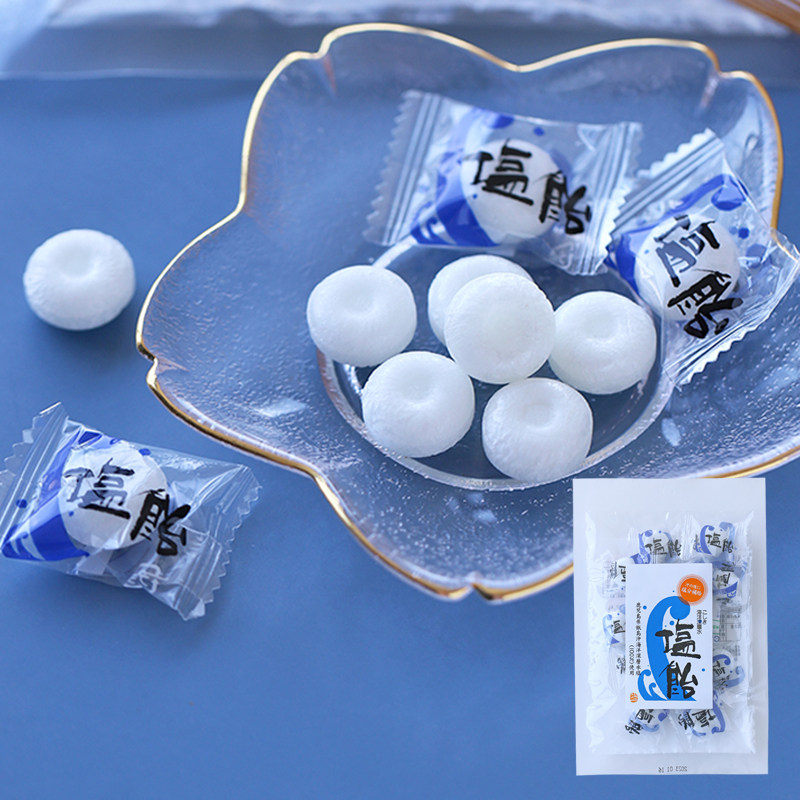 日本进口零食品富士屋盐味糖咸味创意糖果硬糖喜糖网红颜值盐饴糖