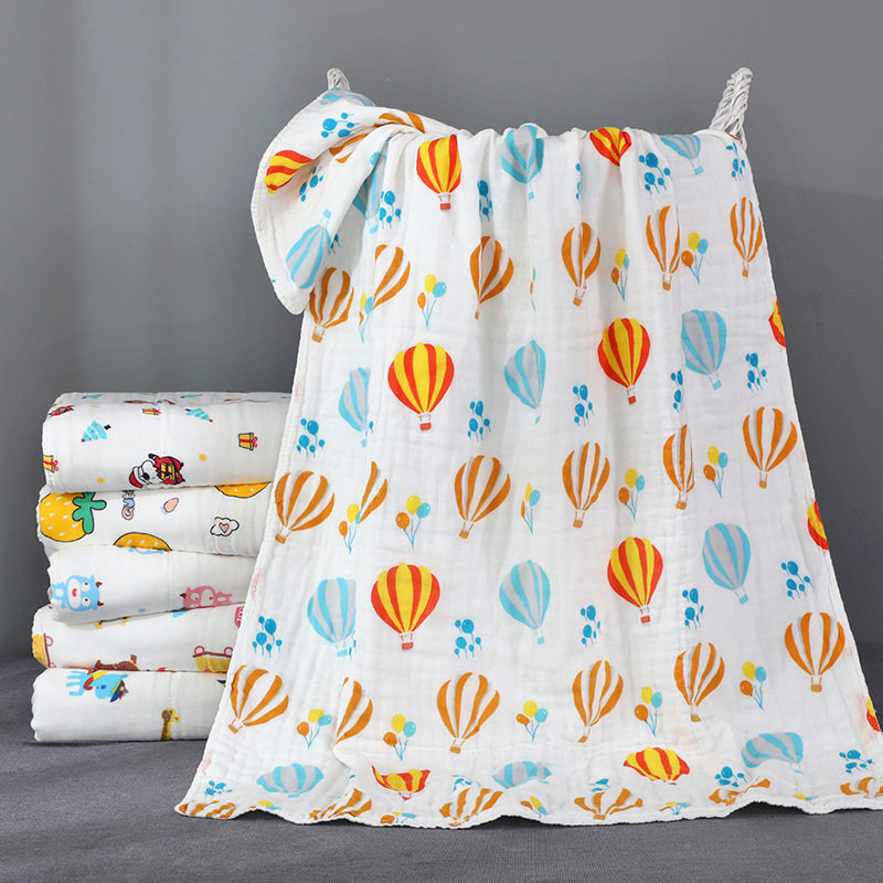 六层70*120cm泡泡棉纱布浴巾纯棉A类婴童宝六层纱布卡通洗澡裹巾,居家布艺,毛巾/面巾,淘宝优惠券,粉丝福利购,淘宝优惠卷