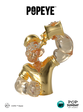 POP SUNDAY &艺侠原力招财大力水手艺术雕像潮玩开业创意礼物收藏