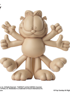 POP SUNDAY 多手加菲猫 艺术潮玩摆件潮流玩具限量礼物收藏