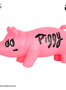 POP SUNDAY猪宝农场皮皮猪毛绒可爱公仔摆件长条抱枕创意生日礼物