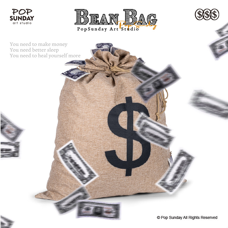 POP SUNDAY流行周日钱袋懒人沙发系列家居创意生日礼物抱枕靠枕,模玩/动漫/周边/娃圈三坑/桌游,动漫水杯/居家/百货,淘宝优惠券,粉丝福利购,淘宝优惠卷