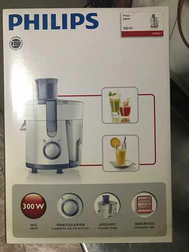 Philips/飞利浦 HR1811榨汁机家用电动多功能易清洗小巧型