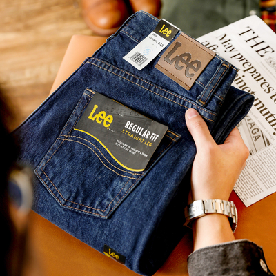 Lee牛仔裤阿瞳正品原色休闲中腰