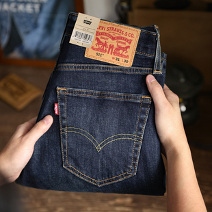 阿瞳牛社Levis李维斯经典511美式复古休闲牛仔裤时尚长裤13.65OZ