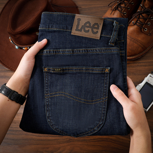 子经典 李男士 新品 秋季 五袋款 休闲长裤 男款 牛仔裤 Lee 阿瞳牛社美版