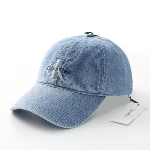 CKJeans男女情侣刺绣牛仔棒球帽