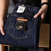 水洗丹宁长裤 阿瞳牛社 男士 9393重磅宽松直筒牛仔裤 潮 Dickies美版
