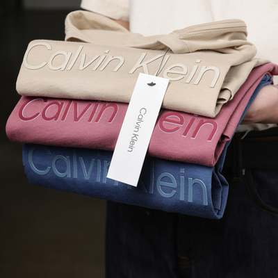 CKJeans男款圆领短袖纯棉T恤夏