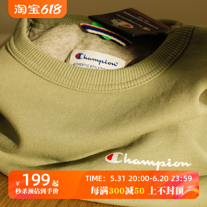 CHAMPION加绒小标圆领卫衣阿瞳