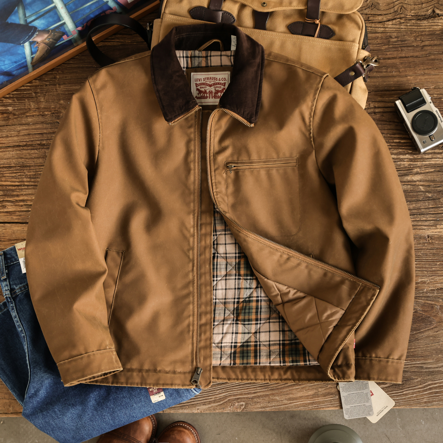 Levis/李维斯底特律男士保暖夹克