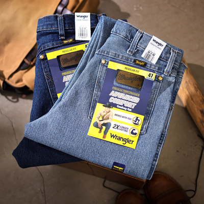Wrangler威格47系列男士牛仔裤潮