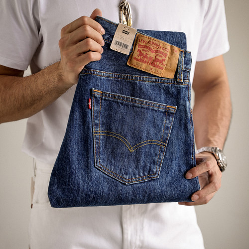 Levis李维斯501中腰直筒牛仔裤男