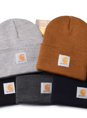 阿瞳牛社Carhartt卡哈特经典多色针织毛线帽情侣款保暖冷帽秋冬款