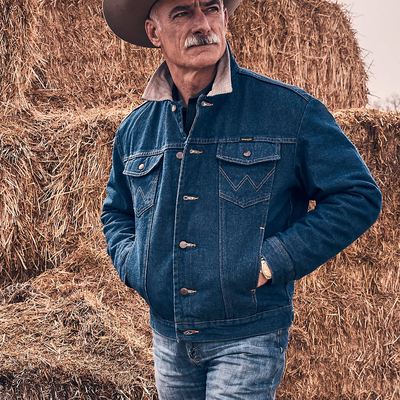 Wrangler威格美式牛仔风夹克外套