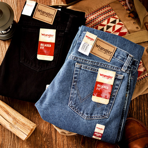 Wrangler威格RW线直筒男士牛仔裤