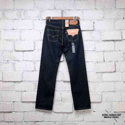 Levis李维斯501系列深色牛仔裤男