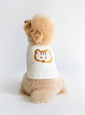 [Terry同款]韩国可爱动物刺绣毛绒外套四脚衣比熊冬装可爱狗狗秋